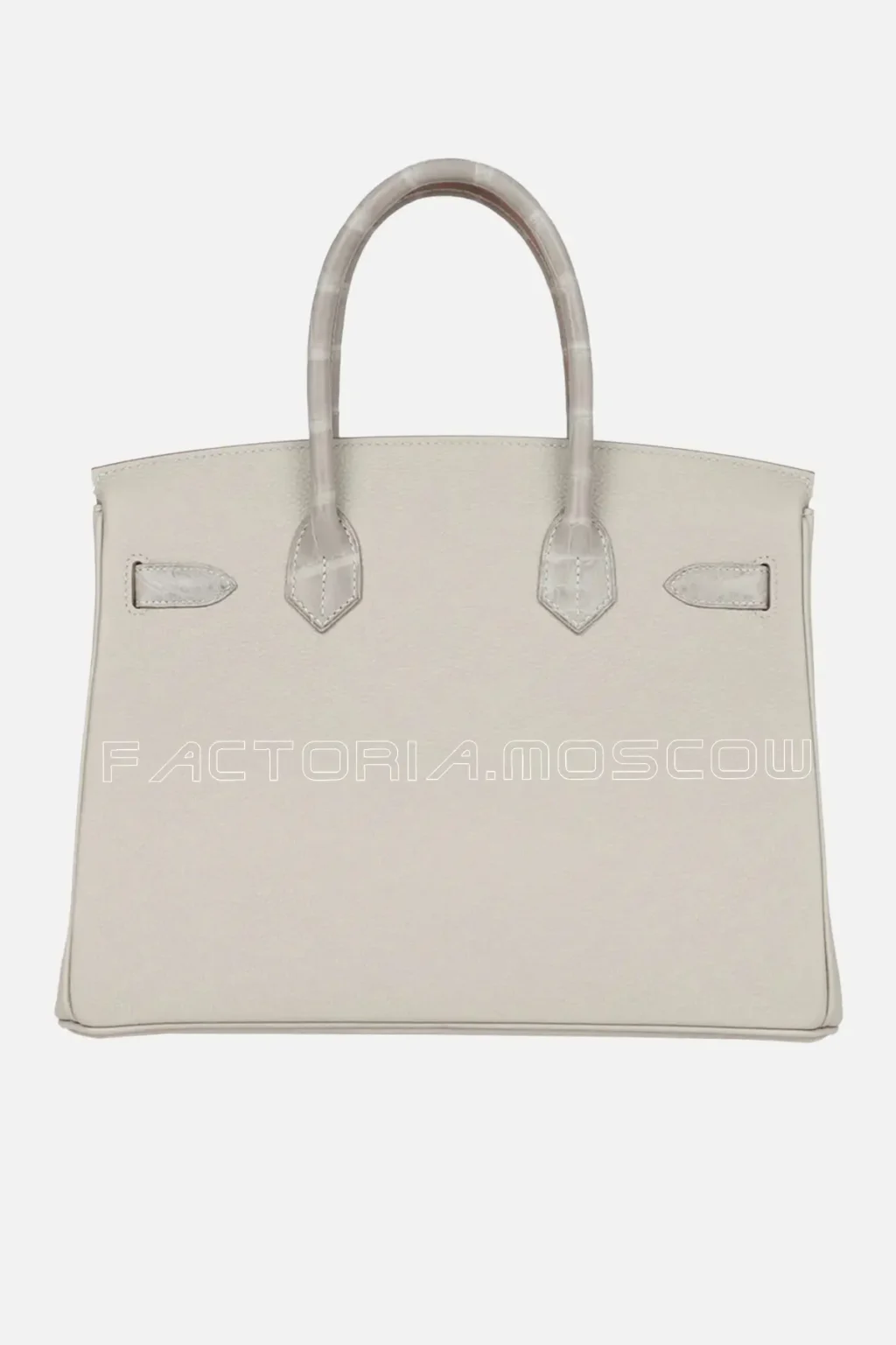 Hermès Birkin 30 Gris Perle Matte Alligator and Togo Touch GHW