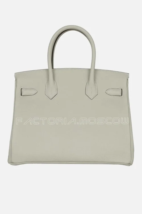 Hermès Birkin 30 Gris Neve Togo PHW