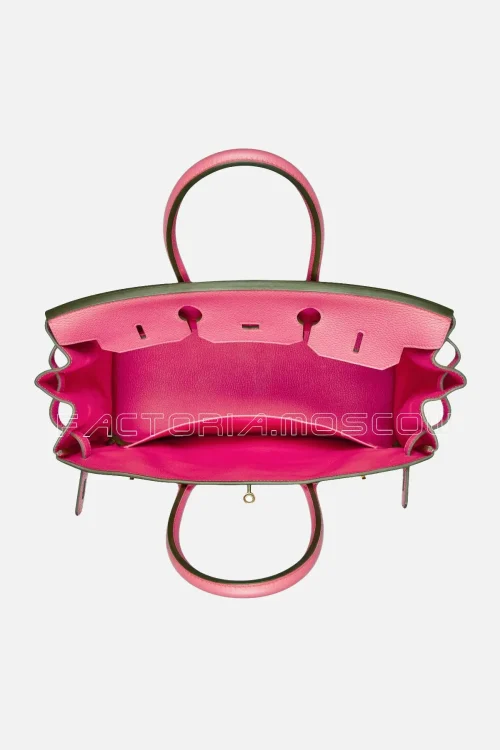 Hermès Birkin 35 Togo Colour Rose Lipstick GHW
