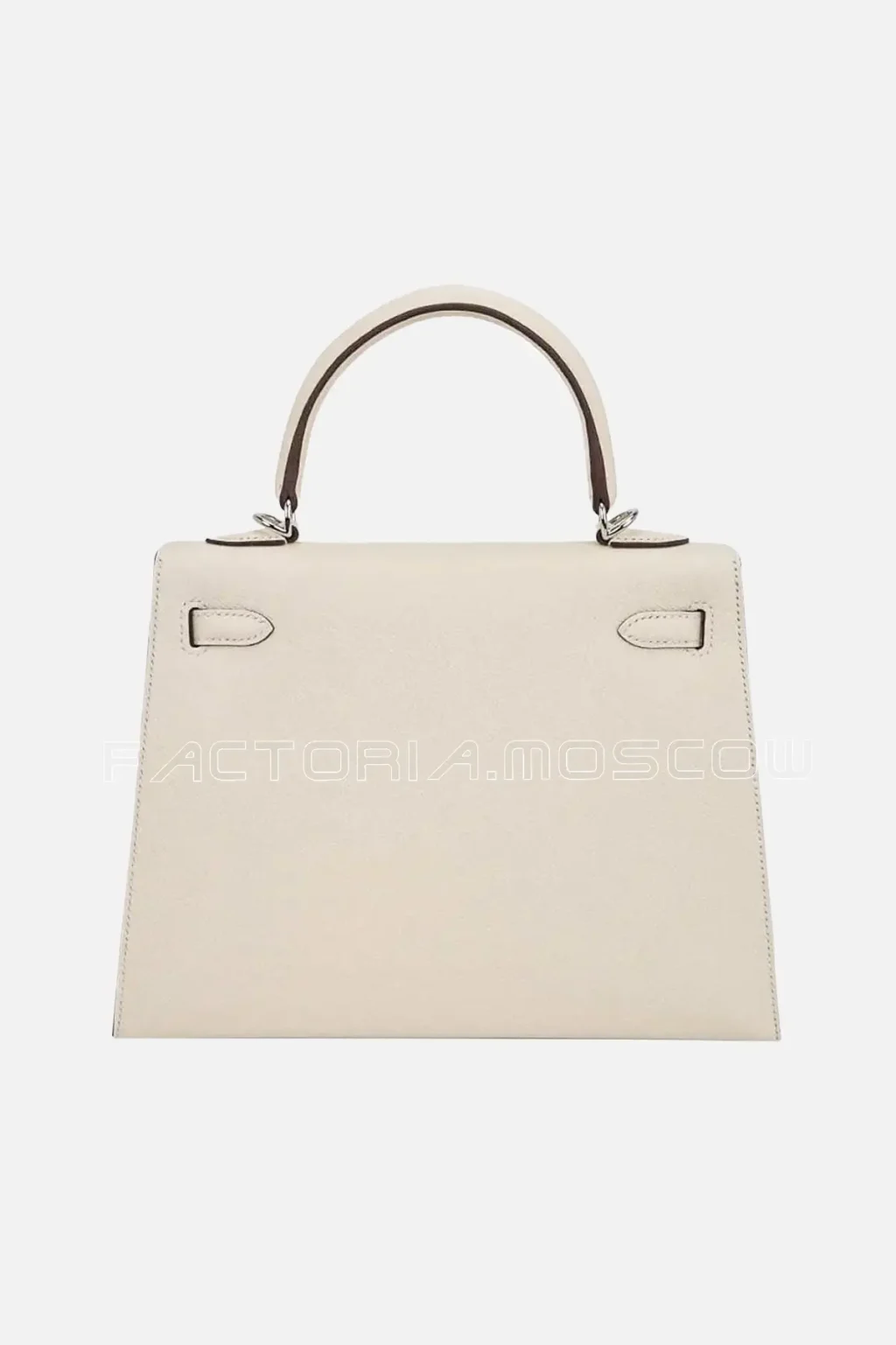 Hermes Kelly Sellier 25 Bag Nata Epsom Leather PHW