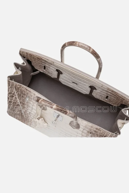 Hermès Birkin 35 Niloticus Crocodile Himalaya PHW