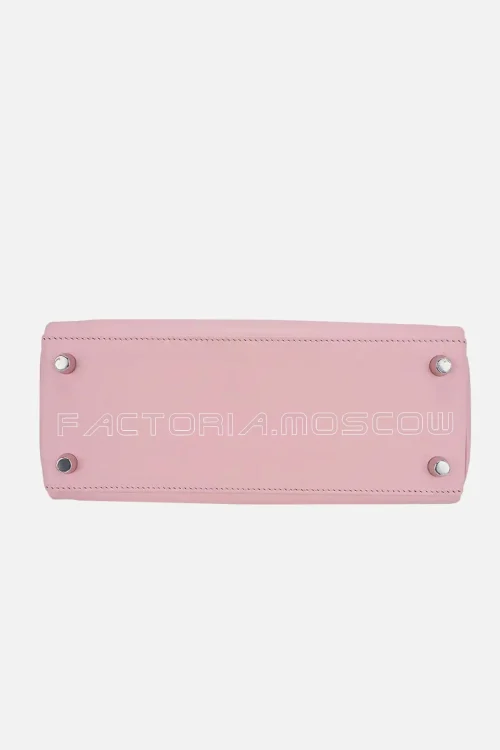 Hermes Kelly Retourne 25 Bag Rose Sakura Swift Leather PHW
