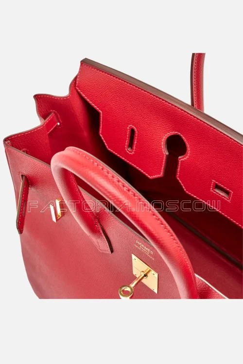 Hermès Birkin 35 Epsom Colour Rouge Piment GHW