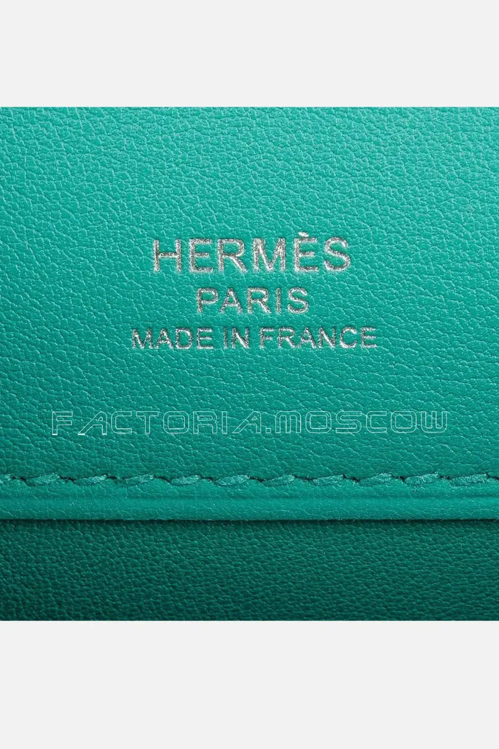Hermes Kelly Cut Clutch Bag Vert Verone Swift PHW