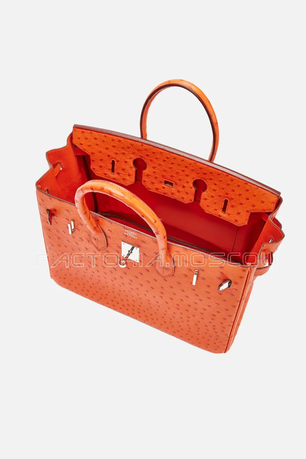 Hermès Birkin 35 Ostrich Colour Tangerine PHW