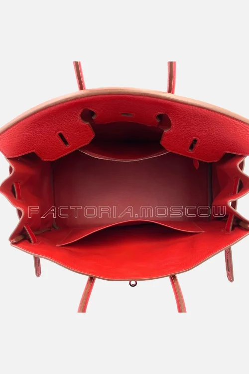 Hermes Birkin 35 Clemence Colour Rouge Grenate PHW