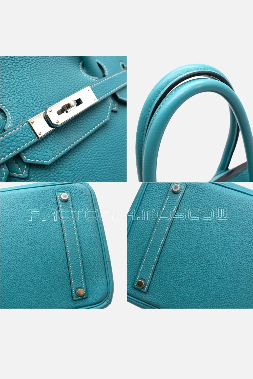 Hermes Birkin 35 Togo Leather Colour Blue Jeans PHW