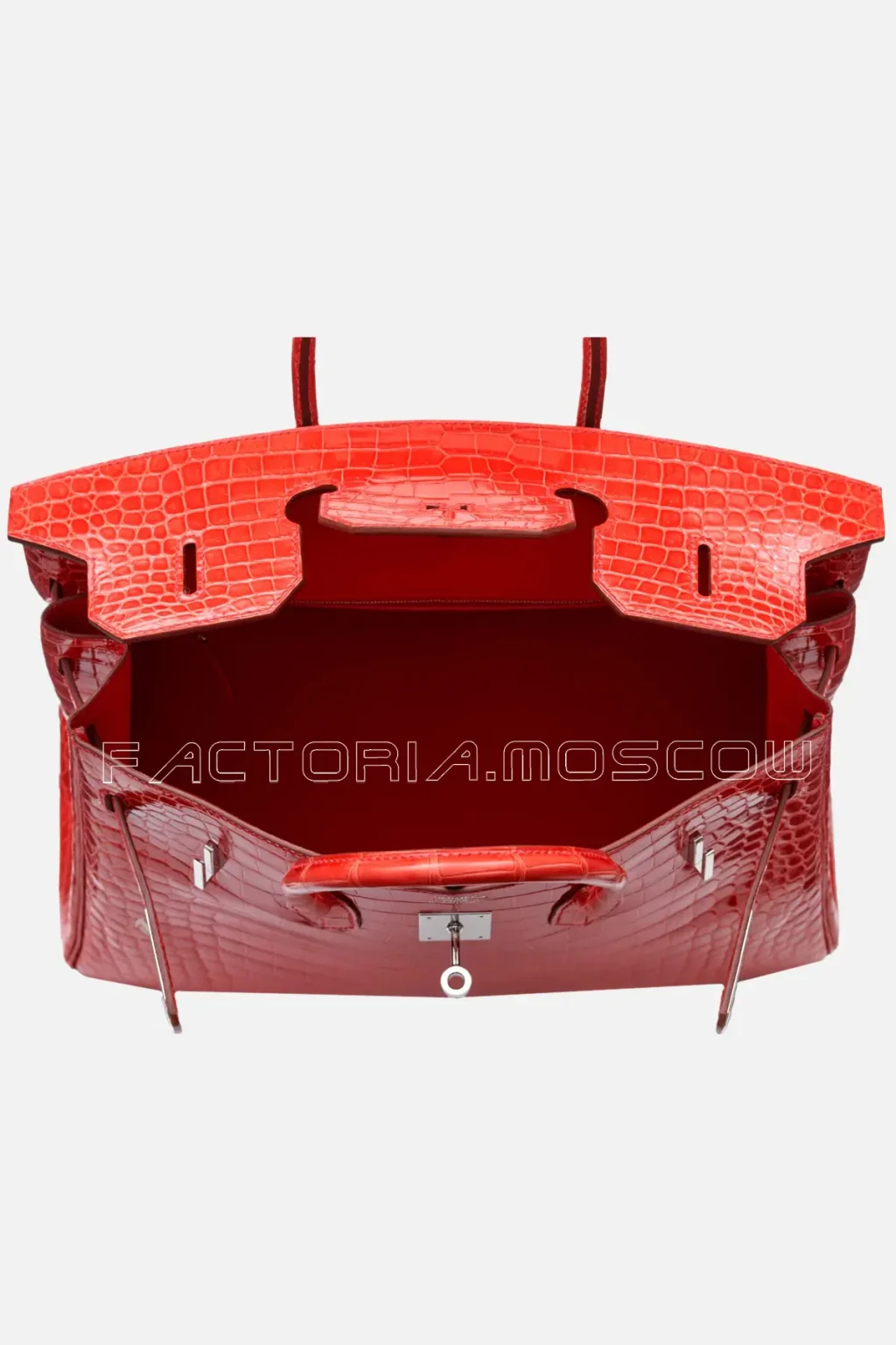 Hermès Birkin 35 Porosus Crocodile Colour Bougainvillier PHW