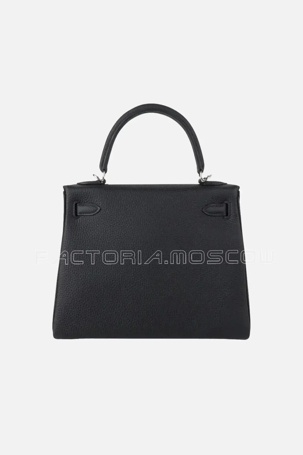 Hermes Kelly Retourne 25 Bag Black Togo PHW