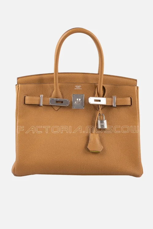 Hermes Verso Birkin 30 Caramel Togo And Lime PHW