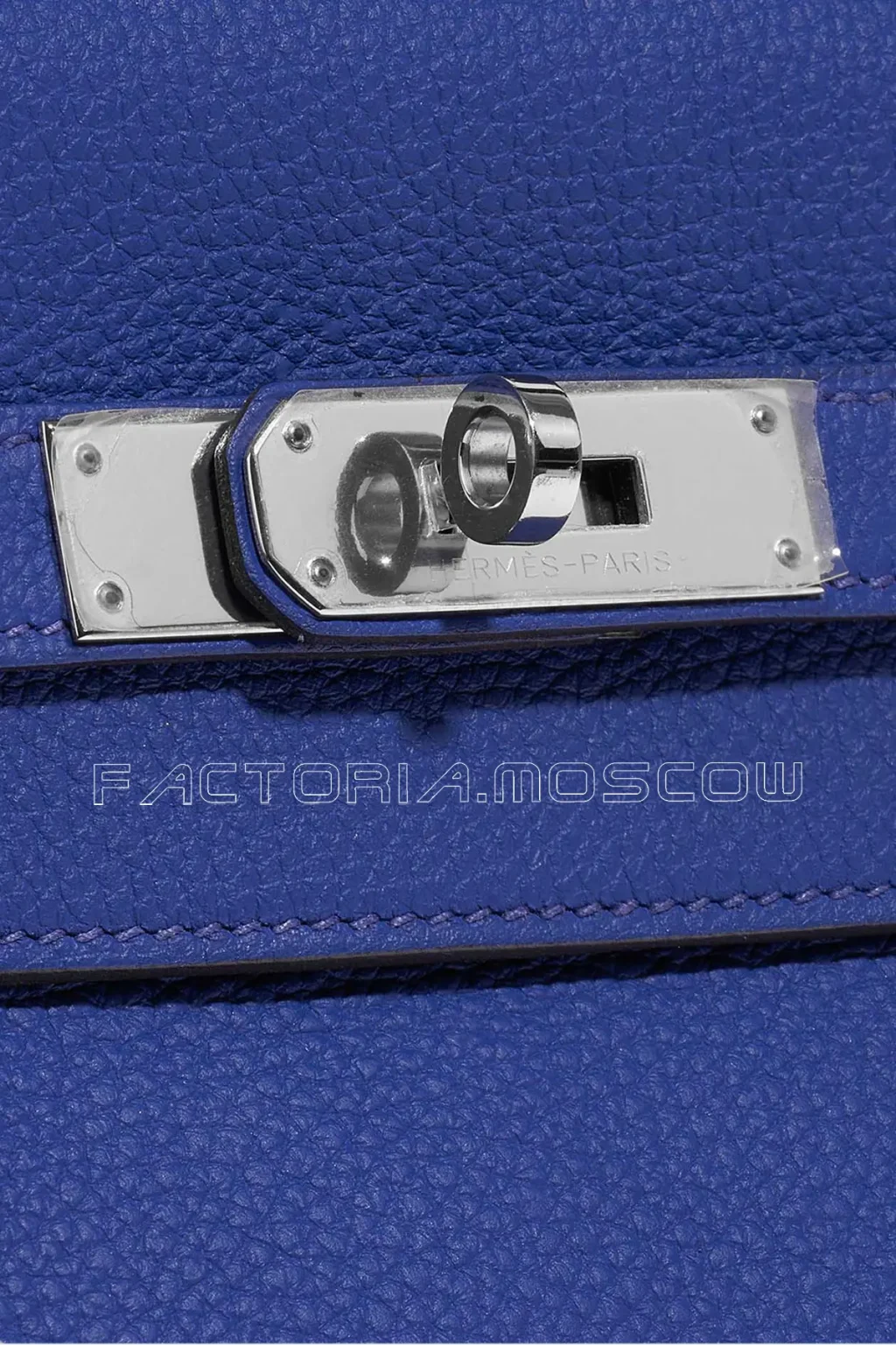 Hermès Kelly Retourne 35 Togo Colour Bleu Electrique PHW