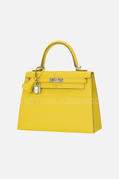 Hermes Kelly Sellier 25 Lime Epsom PHW