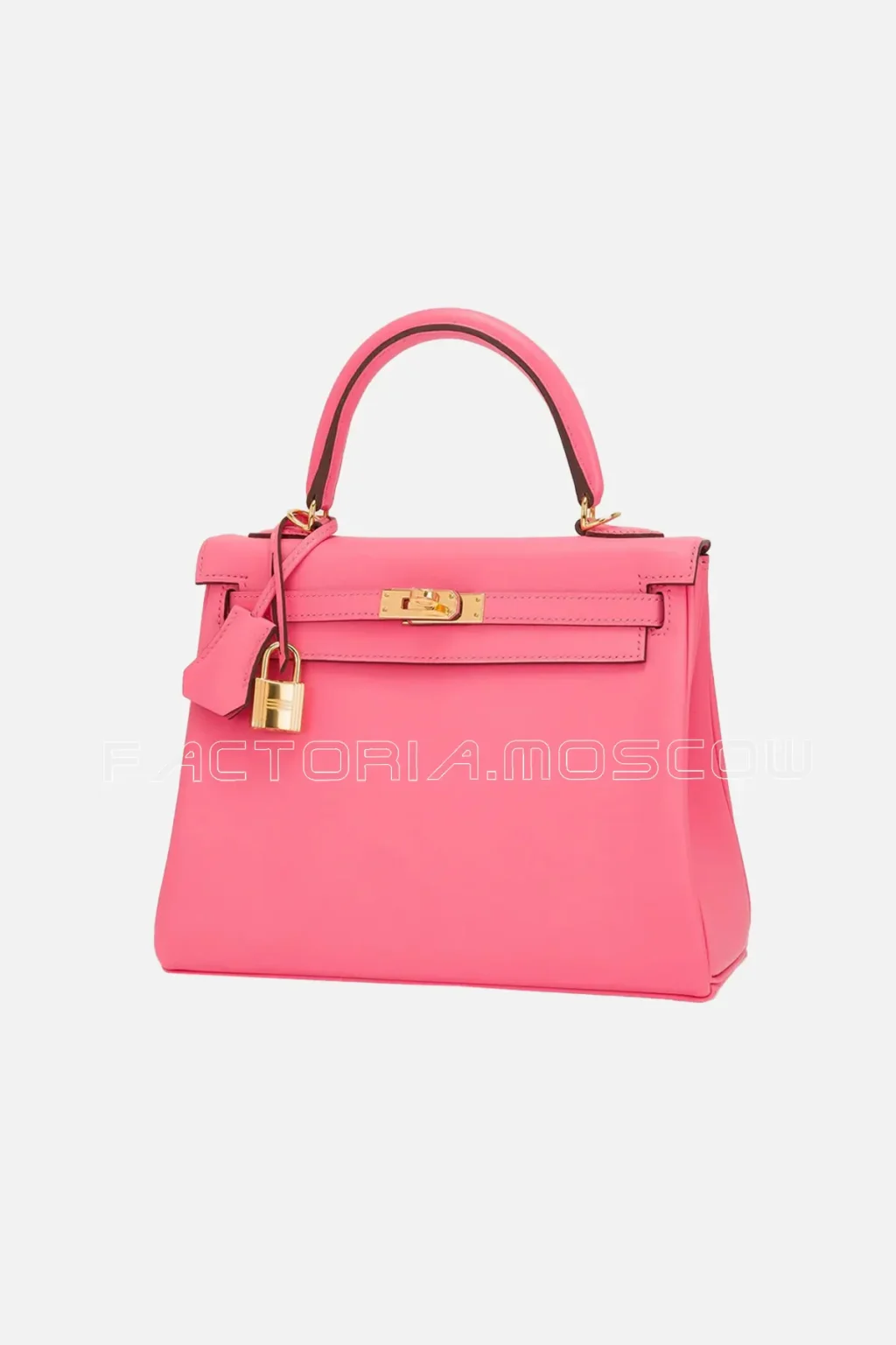 Hermes Kelly Retourne 25 Swift Colour Rose Azalee GHW