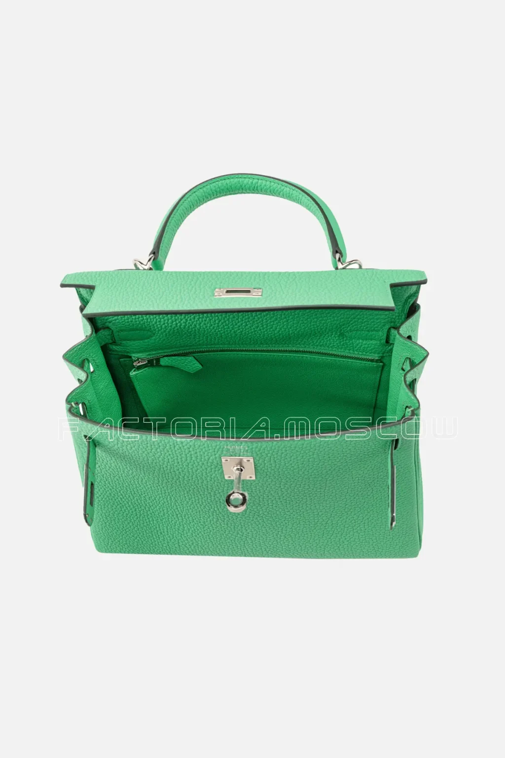 Hermès Kelly Retourne 25 Togo Colour Vert Comics PHW
