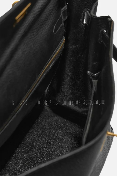 Hermès Kelly Retourne 35 Clémence Colour Black GHW