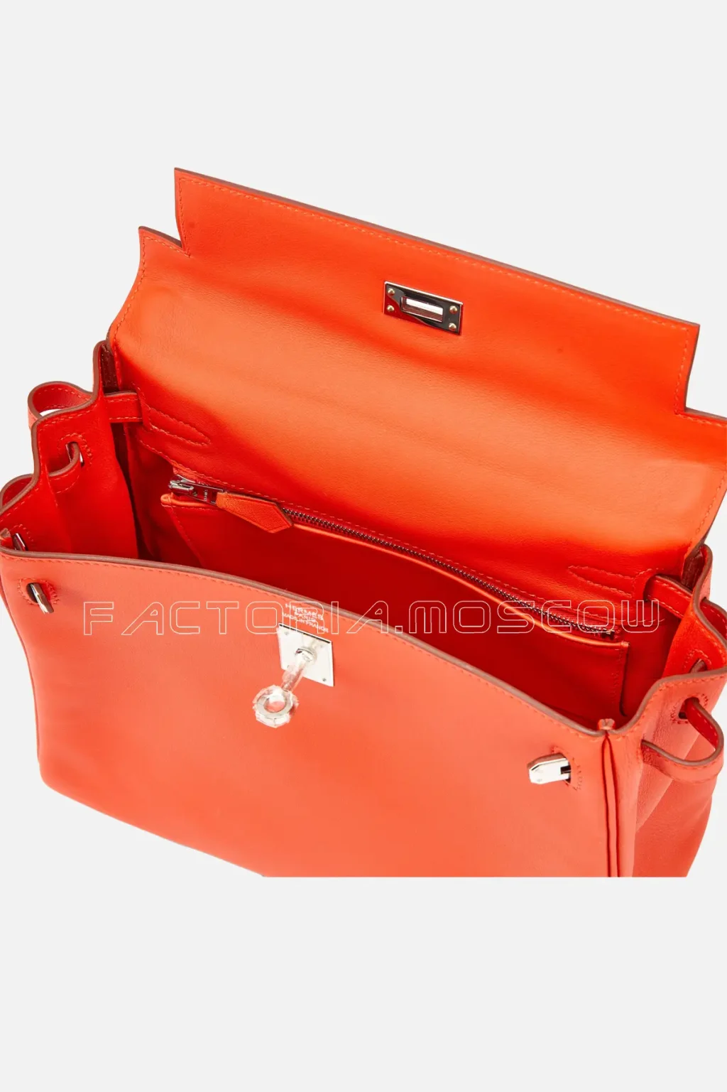 Hermès Kelly Retourne 25 Swift Colour Capucine PHW
