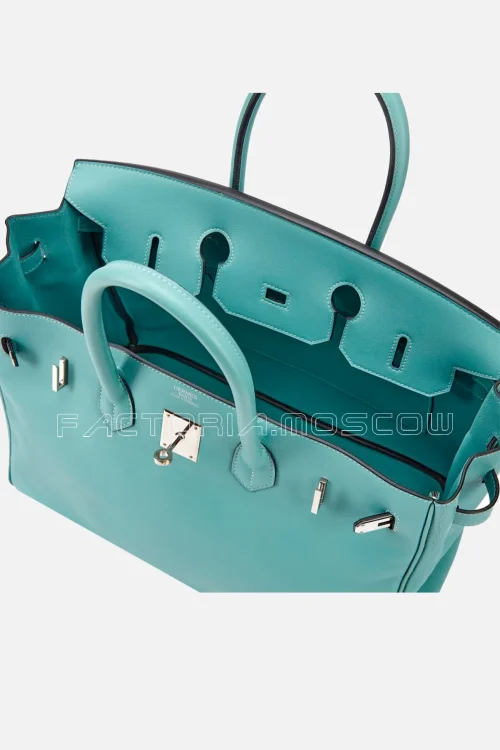Hermès Birkin 35 Swift Colour Ciel PHW