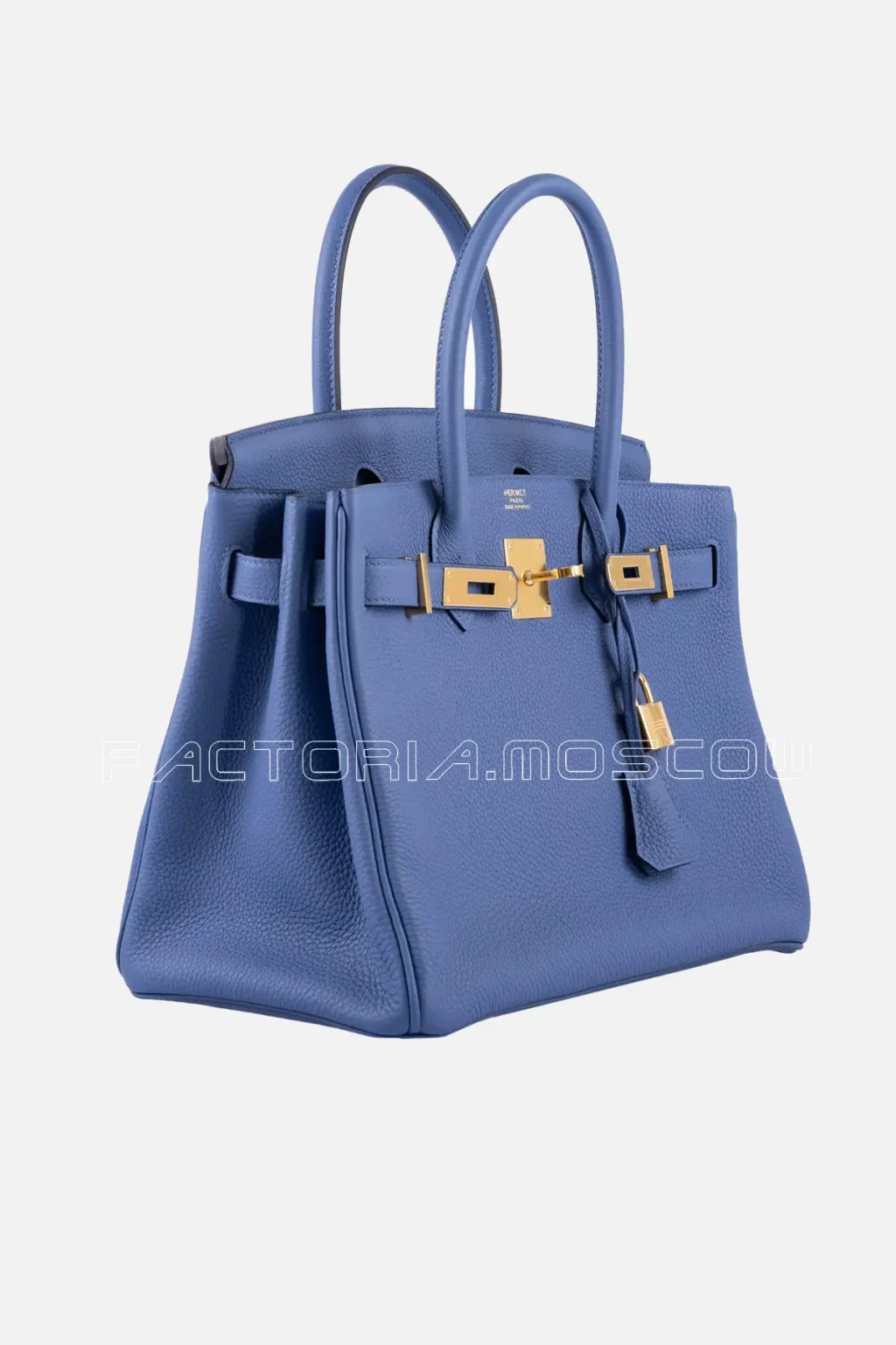 Hermes Birkin 30 Blue Brighton Clemence Wiith GHW