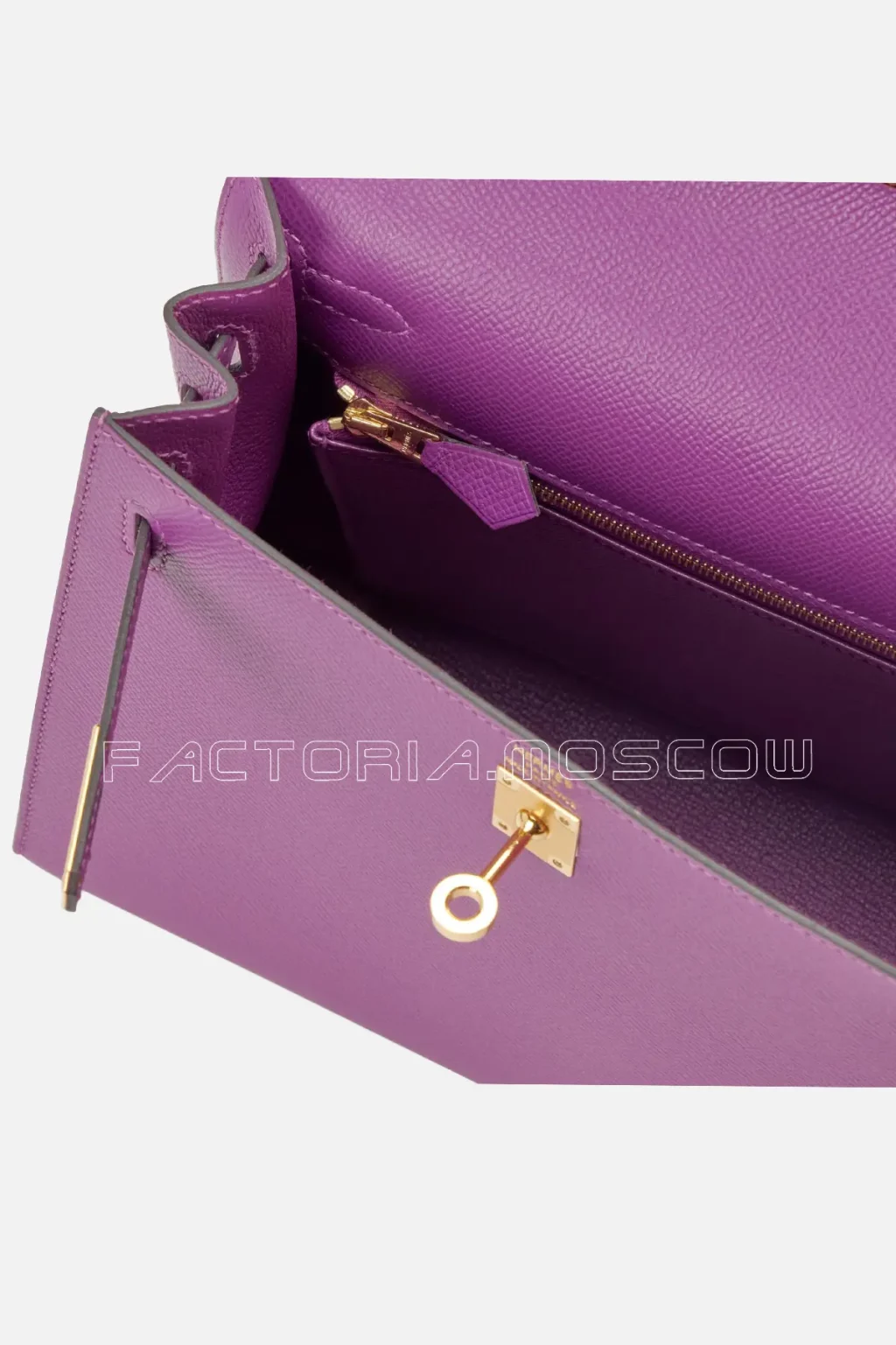 Hermès Kelly Sellier 25 Epsom Colour Anemone GHW