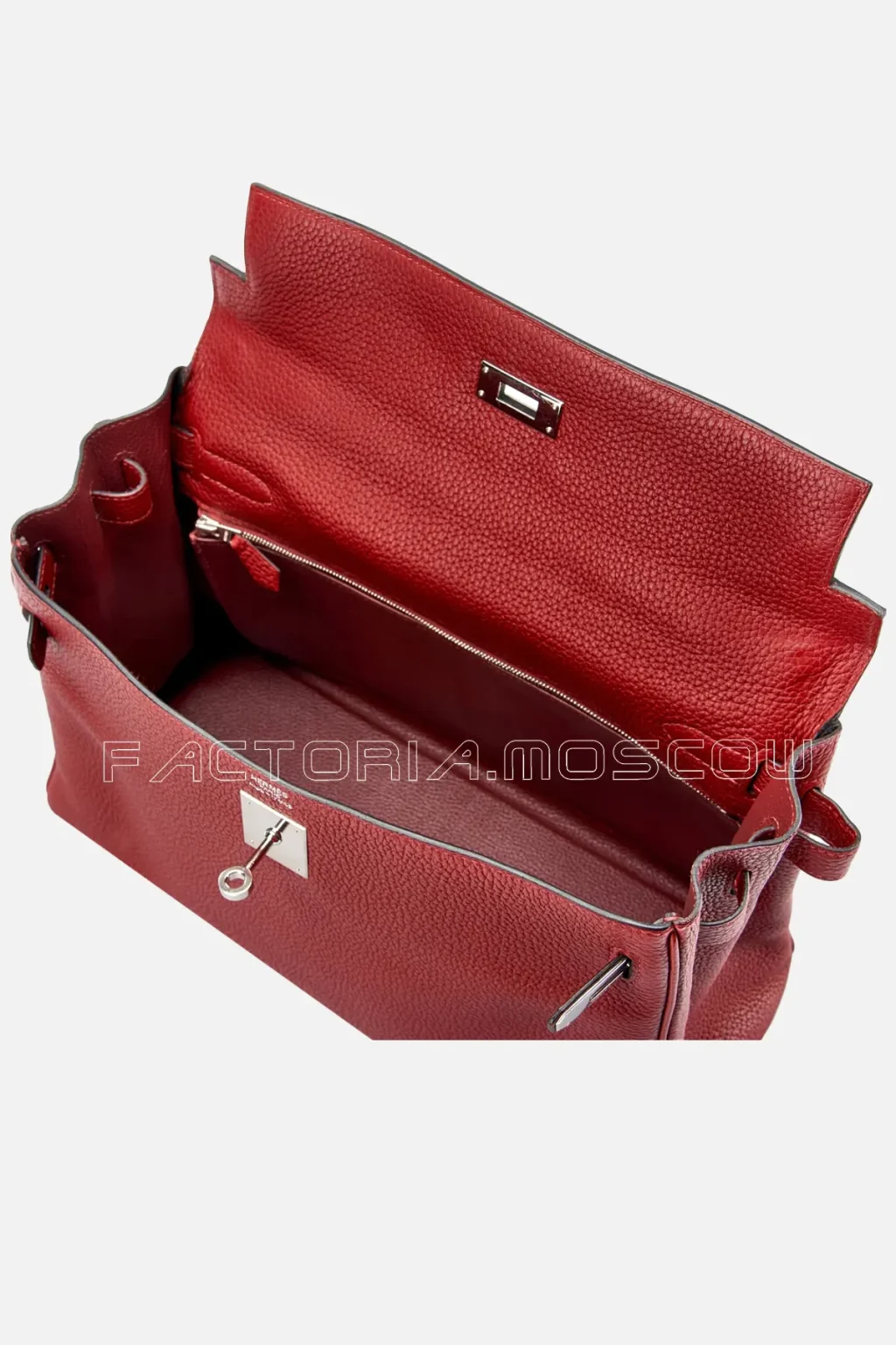 Hermès Kelly Retourne 32 Clemence Colour Rouge H PHW