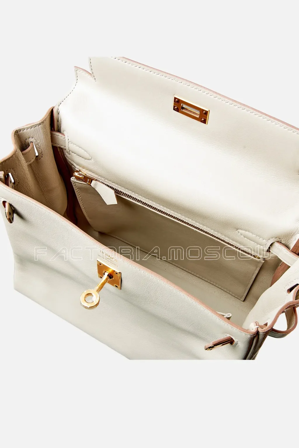 Hermès Kelly Retourne 25 Swift Colour Gris Perle GHW