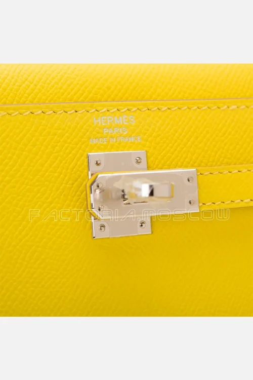 Hermès Kelly Sellier 25 Epsom Leather Colour Lime PHW