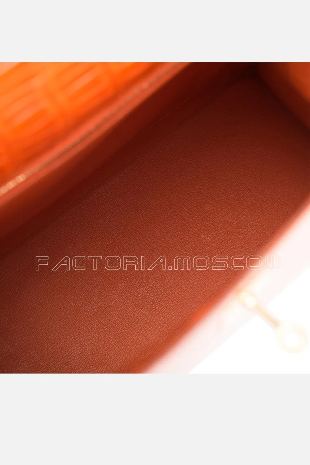 Hermès Kelly Sellier 28 Shiny Porosus Crocodile Colour Pain D'Epice GHW