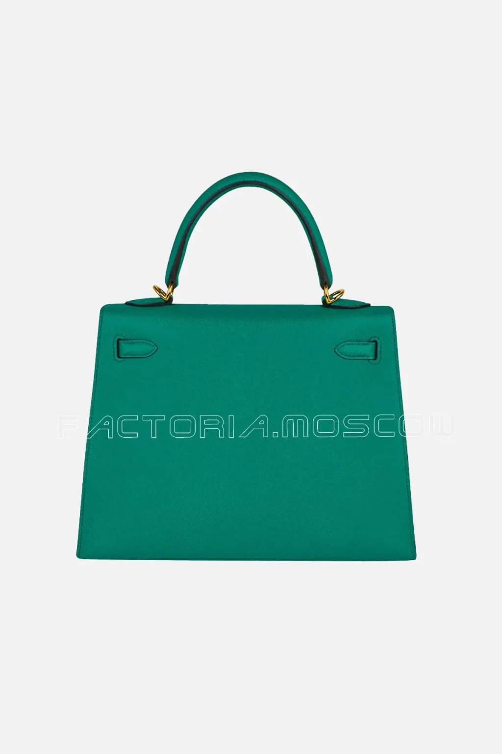 Hermes Kelly Sellier 25 Bag Jade Epsom Leather GHW