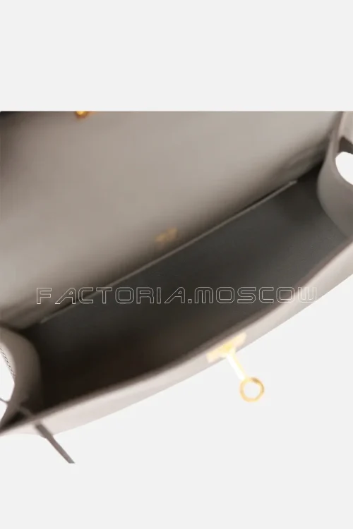 Hermès Kelly Pochette Swift Colour Gris Meyer GHW