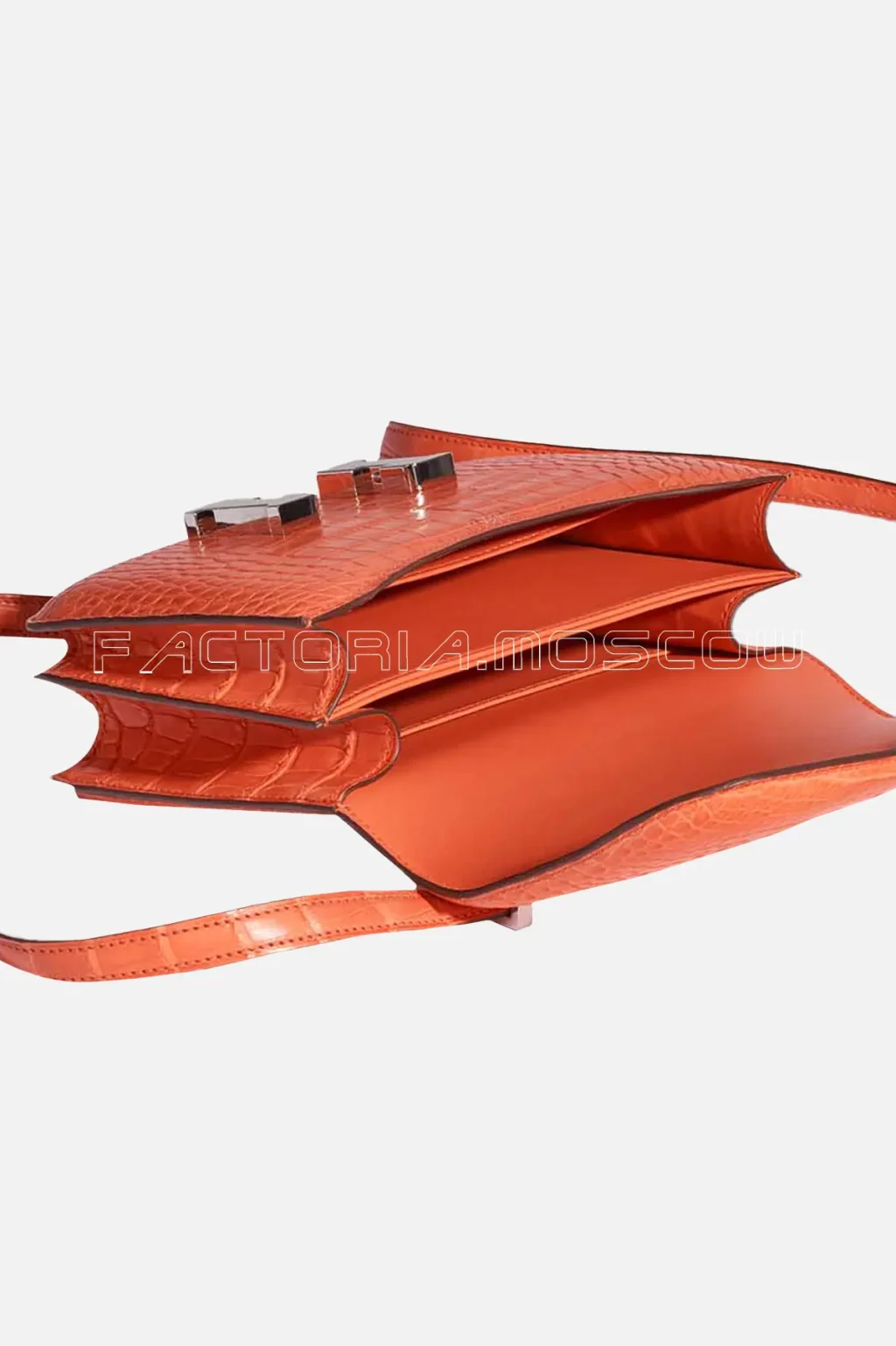 Hermès Constance 18 Matte Alligator Orange Poppy PHW