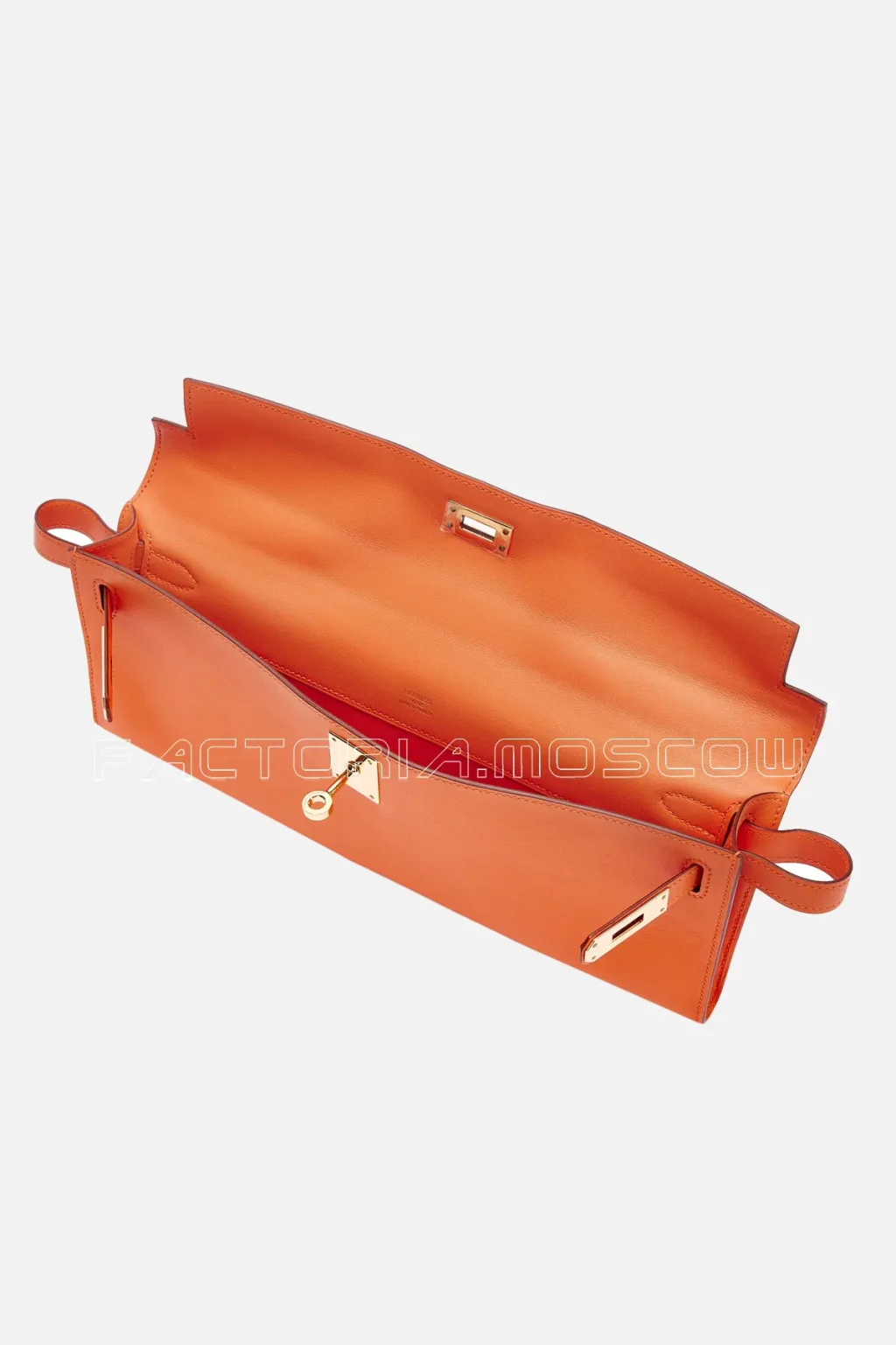 Hermès Kelly Cut Orange H Swift GHW