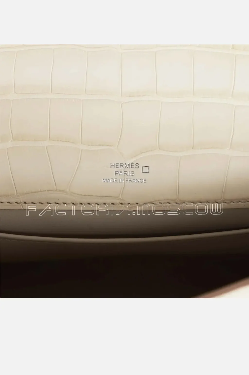 Hermès Kelly Pochette Beton Matte Alligator PHW
