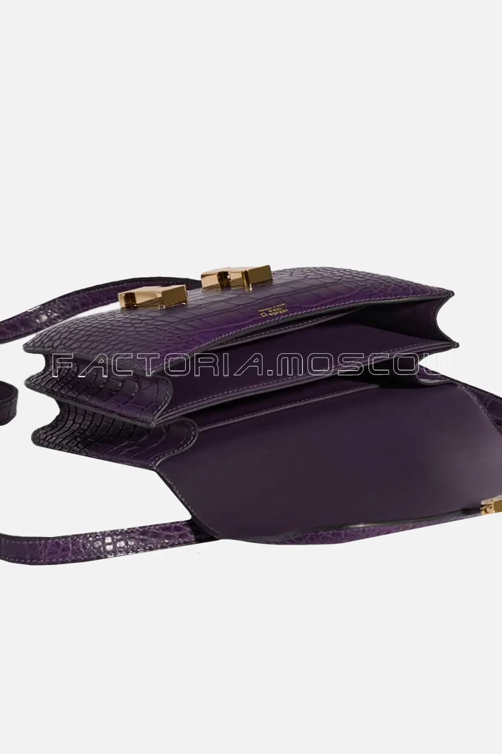 Hermès Constance 18 Matte Alligator Amethyst GHW