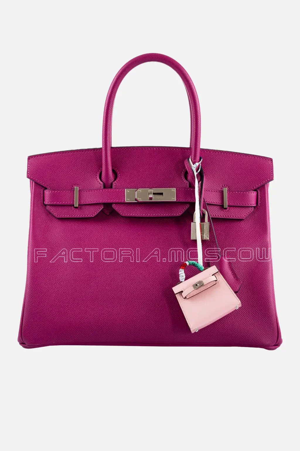 Hermes Birkin 30 Rose Pourpre Epsom PHW