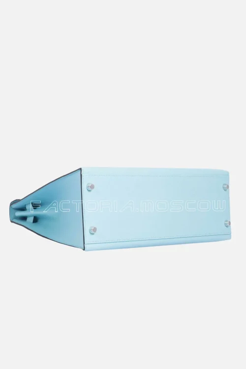 Hermes Kelly Sellier 32 Epsom Colour Blue Atoll PHW