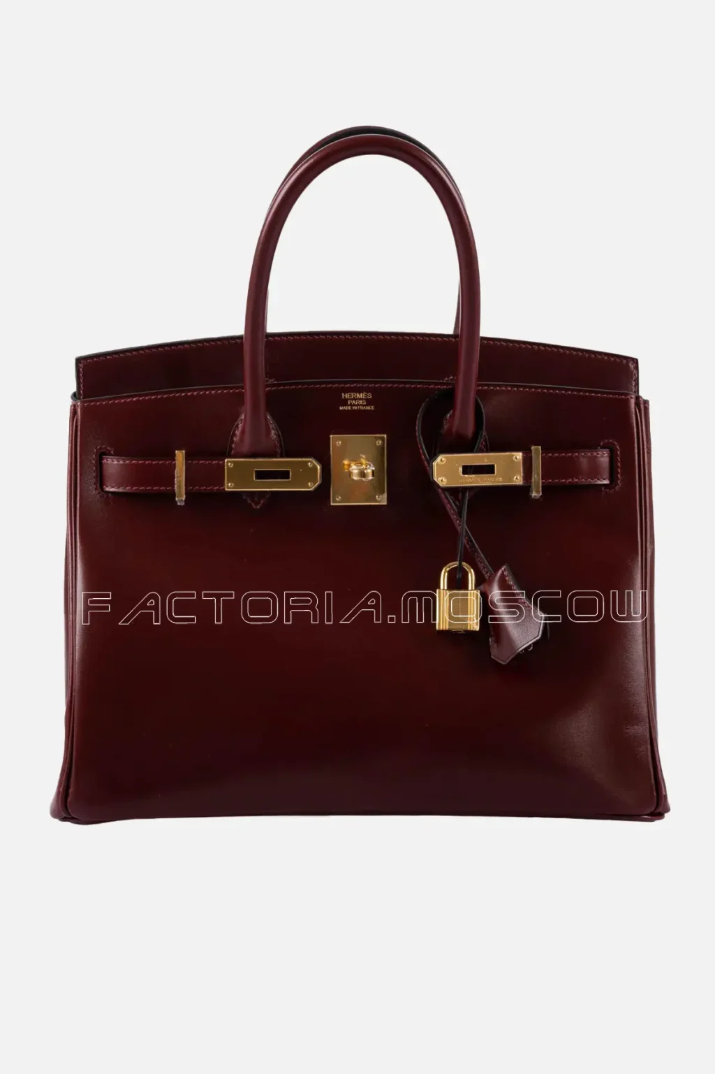 Hermes Birkin 30 Rouge H Calf Box Leather GHW