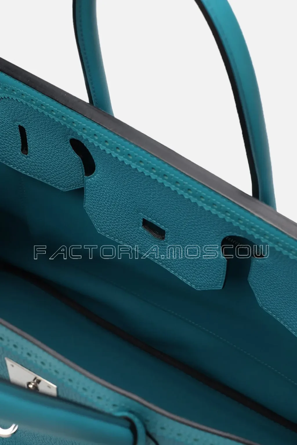 Hermes Birkin 35 Ghillies Swift/Togo Colour Turquoise PHW