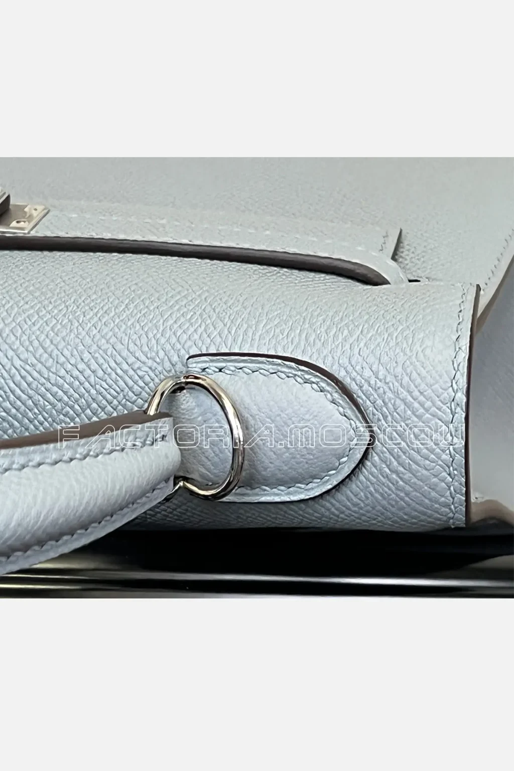 Hermes Kelly Sellier 25 Epsom Colour Blue Lin PHW