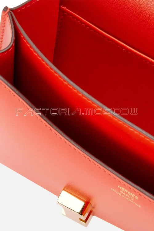 Hermès Constance 18 Rouge Tomate Swift GHW