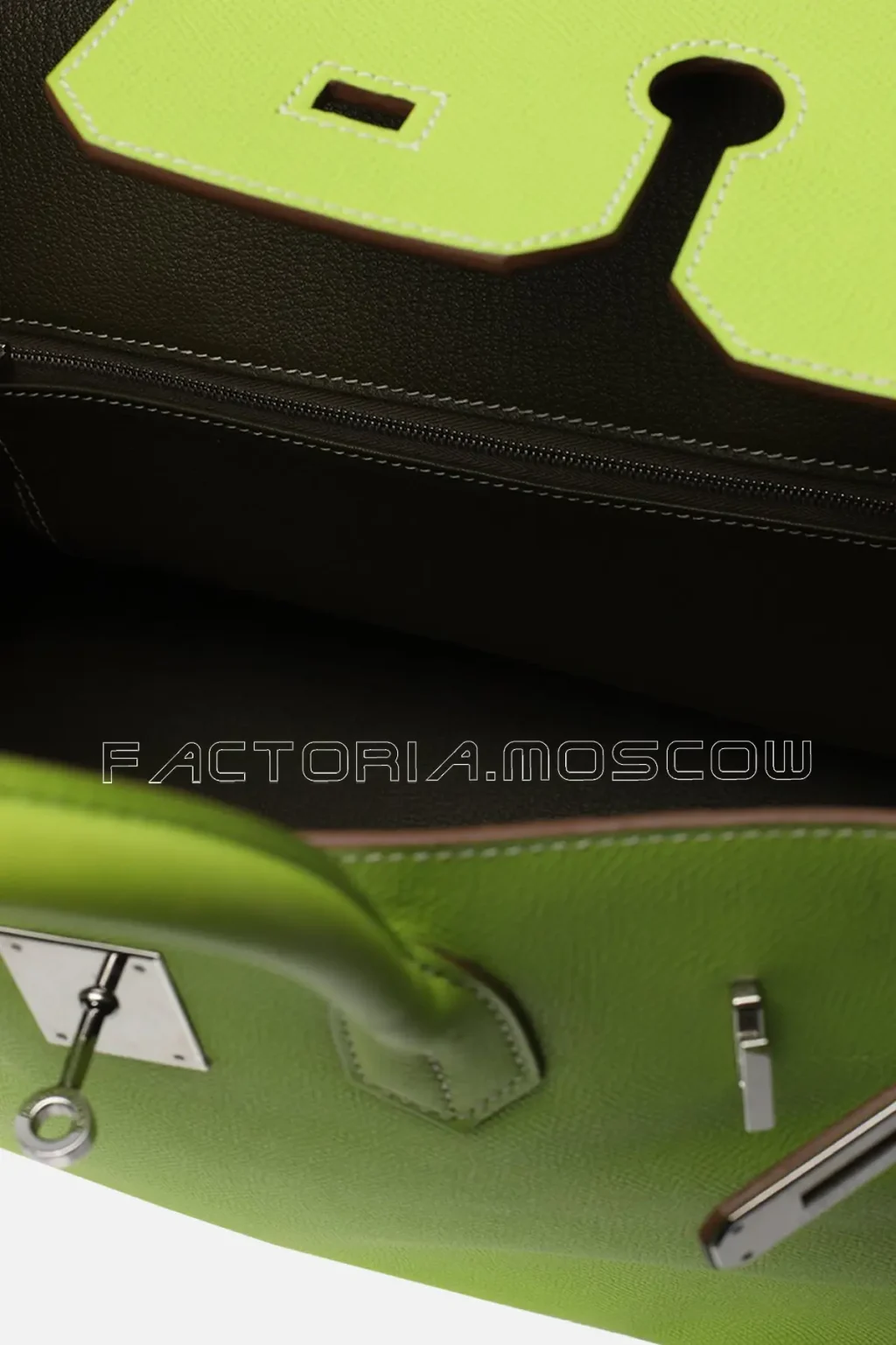 Hermes Birkin 35 Epsom Colour Kiwi/Lichen PHW