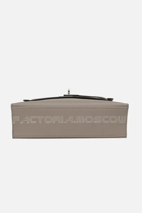 Hermès Kelly Pochette Swift Colour Gris Asphalte PHW