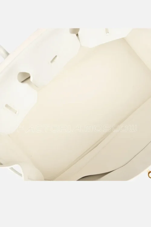 Hermes Birkin 35 Clemence Colour White GHW
