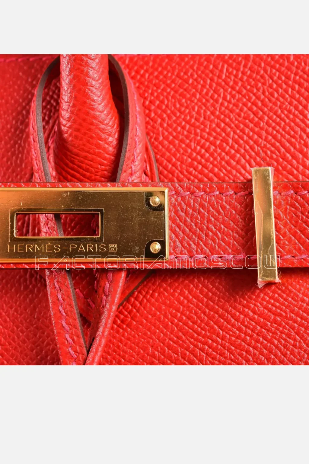 Hermes Birkin 30 Rouge Casaque Epsom GHW