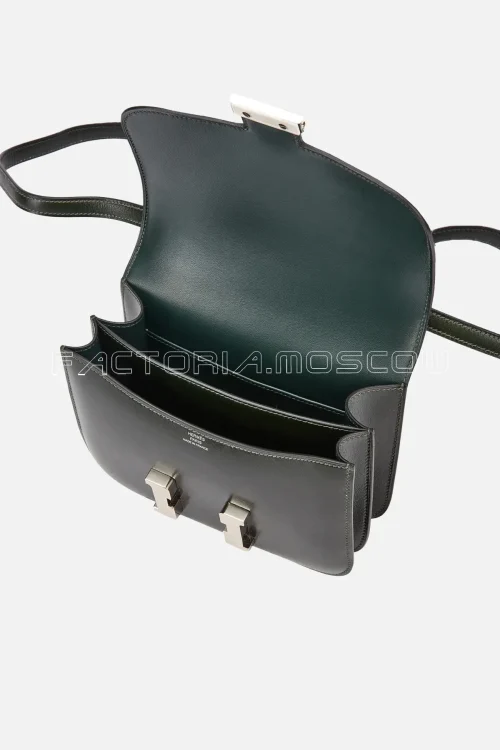 Hermès Mini Constance 18 Box Calf Vert Fonce PHW