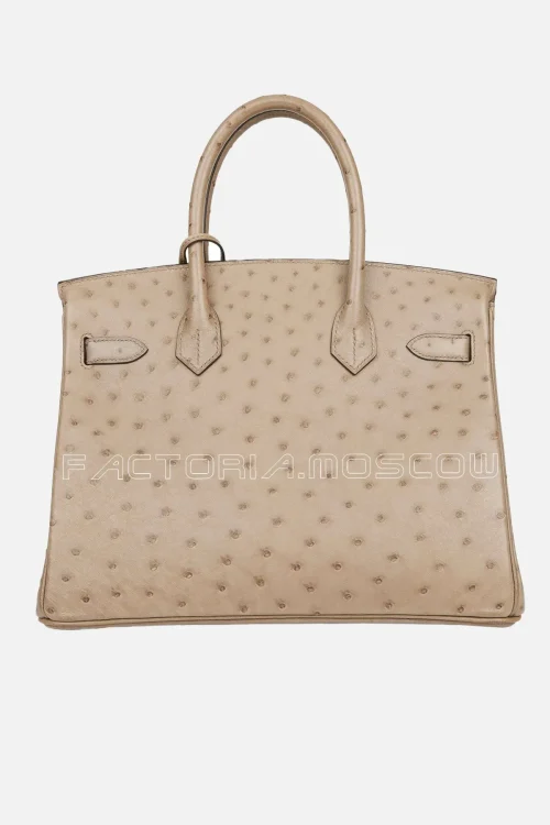 Hermès Birkin 30 Gris Asphalte Ostrich GHW