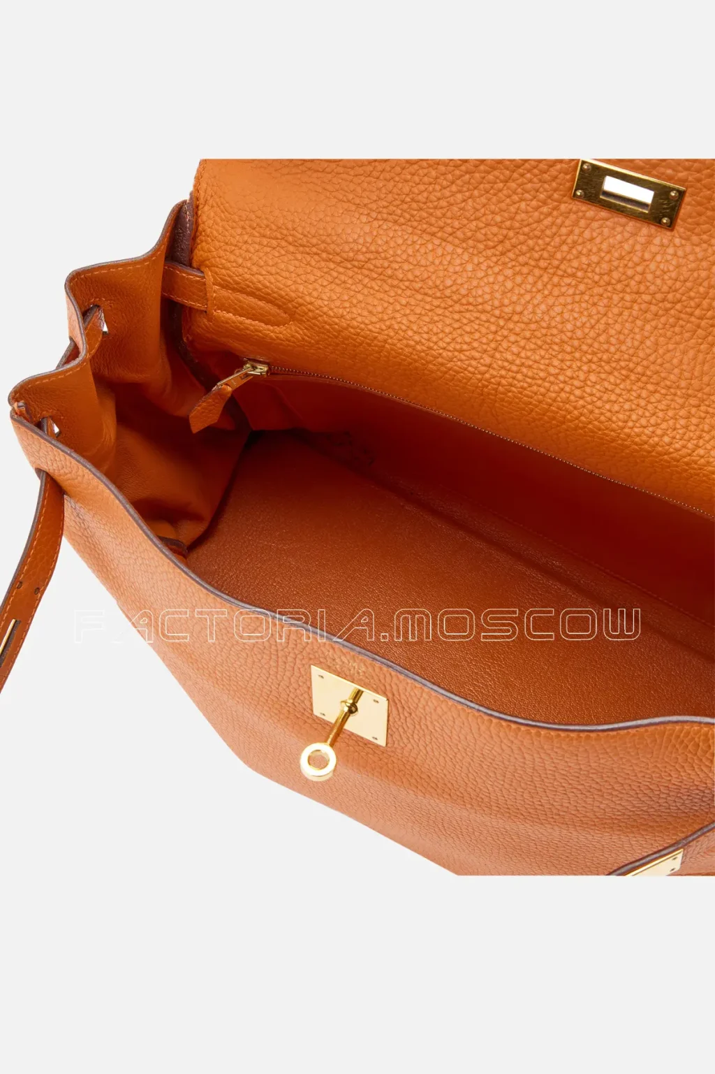 Hermès Kelly Retourne 35 Togo Colour Potiron GHW
