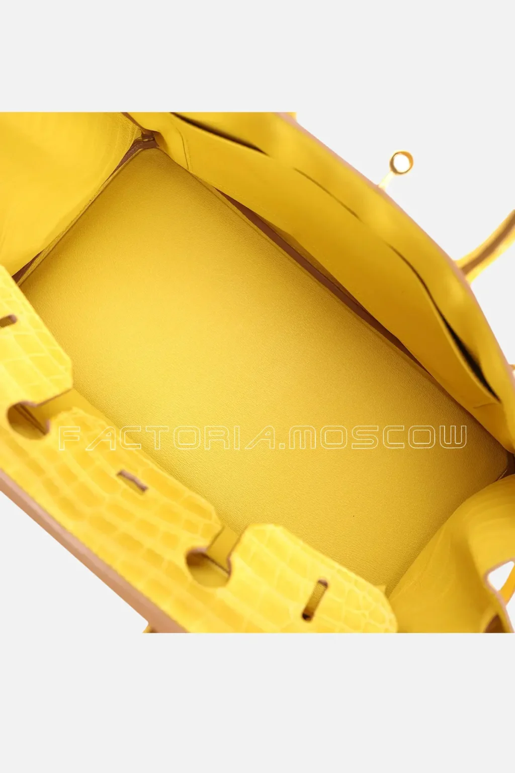 Hermès Birkin 35 Matte Porosus Crocodile Colour Mimosa GHW