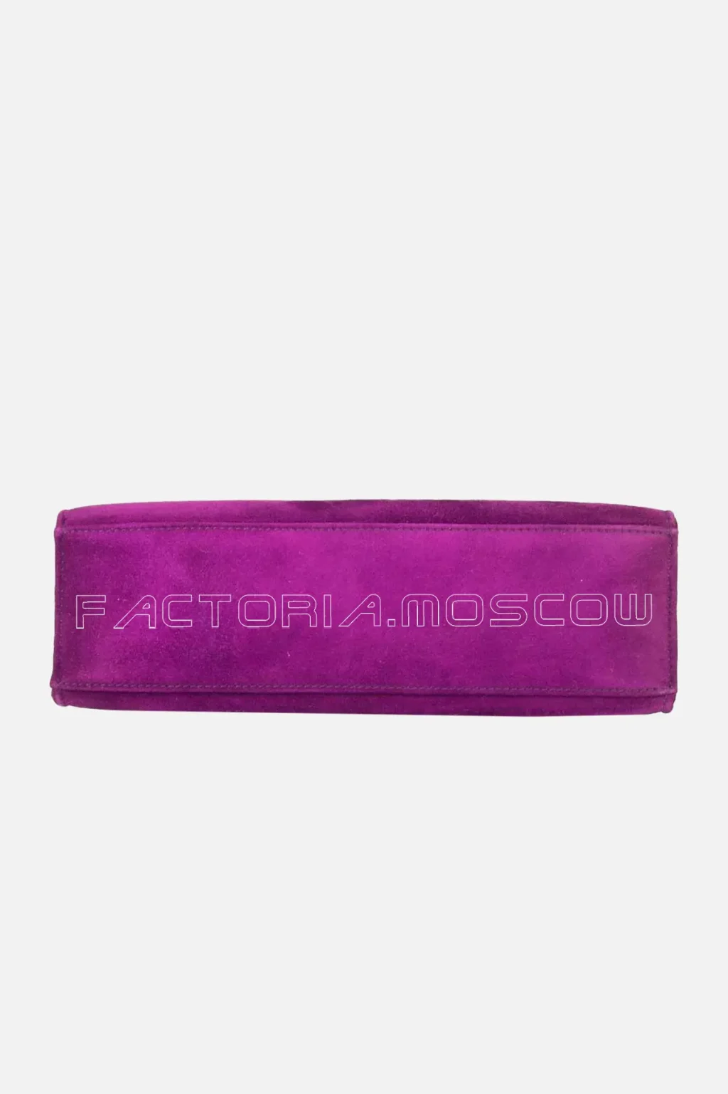 Hermes Kelly Pochette Clutch Doblis Suede Colour Violet PHW