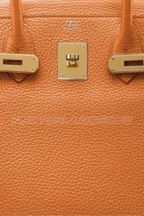 Hermes Birkin 30 Clemence Colour Abricot GHW