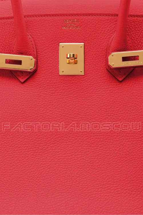 Hermes Birkin 35 Togo Colour Geranium GHW